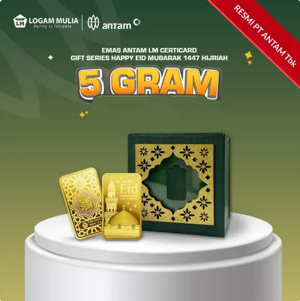 Emas Batangan Emas Antam LM Batangan Idul Fitri 2026 - 5gr